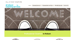 Desktop Screenshot of allaboutcleaningservices.com.au